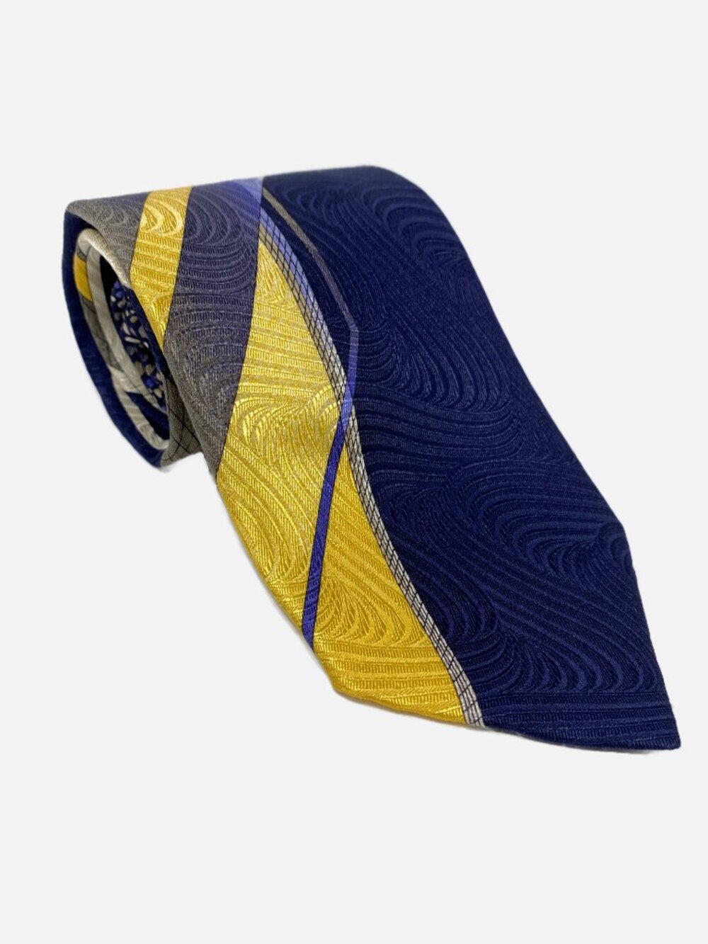 Vitaliano Pancaldi Tie Abstract Geometric Silk Made in Italy Designer Neck